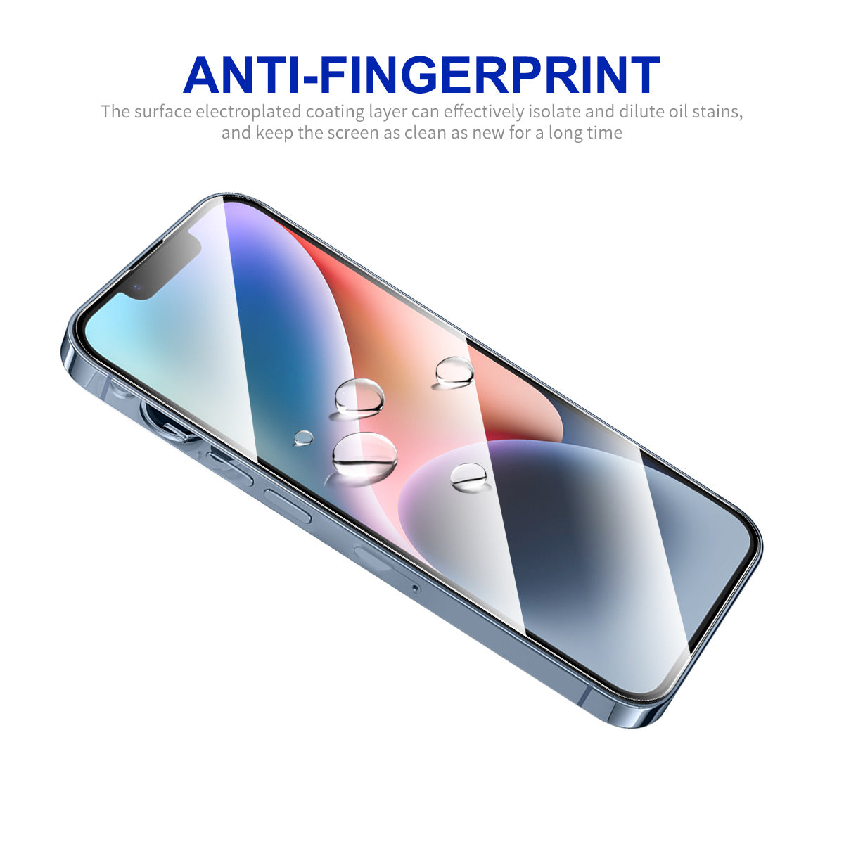 ENKAY HAT PRINCE For iPhone 14 Screen Protector Silk Printing Complete Covering Screen Film Guard ENKAY HAT PRINCE For iPhone 14 Screen Protector Silk Printing Complete Covering Screen Film Guard